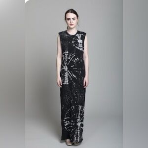 Raquel Allegra Muscle Maxi Dress - Constellation Tie Dye size 2
